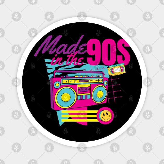 Made in the 90s Magnet by MarCreative